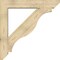 Ekena Millwork Funston Slat Rough Sawn Bracket w/ Offset Brace, Douglas Fir, 8"W x 46"D x 46"H BKT0806X46X46FST06RDF - alternate 2
